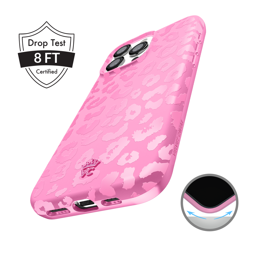 Hot Pink Leopard iPhone Case
