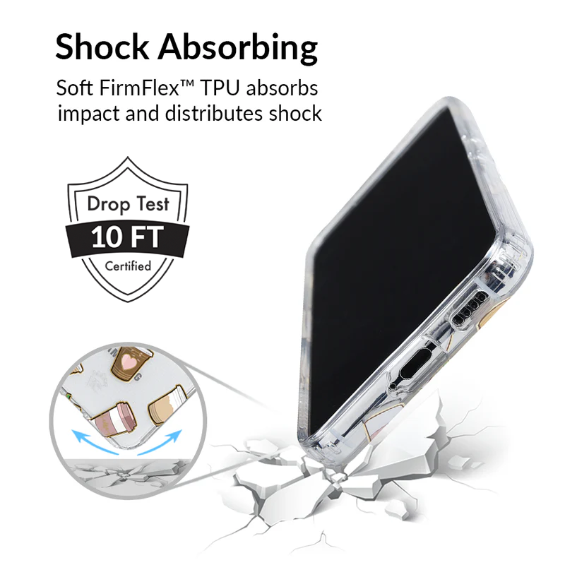 Coffee First Clear Samsung Galaxy Case