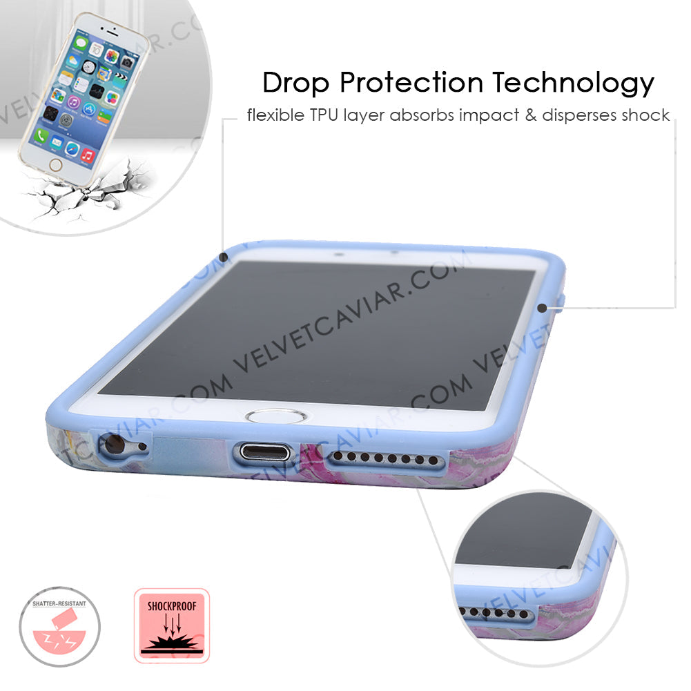 Holo Moonstone Marble iPhone Case
