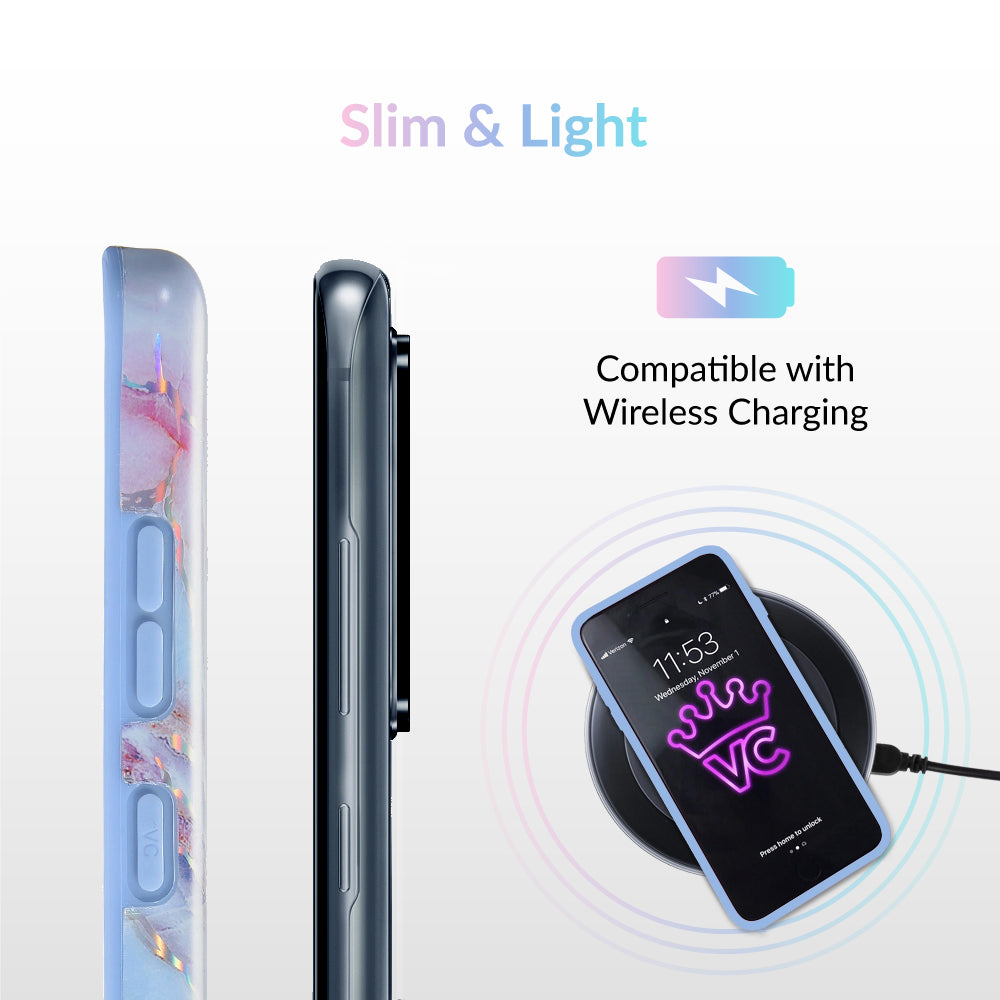 Holo Moonstone Marble Samsung Galaxy Case
