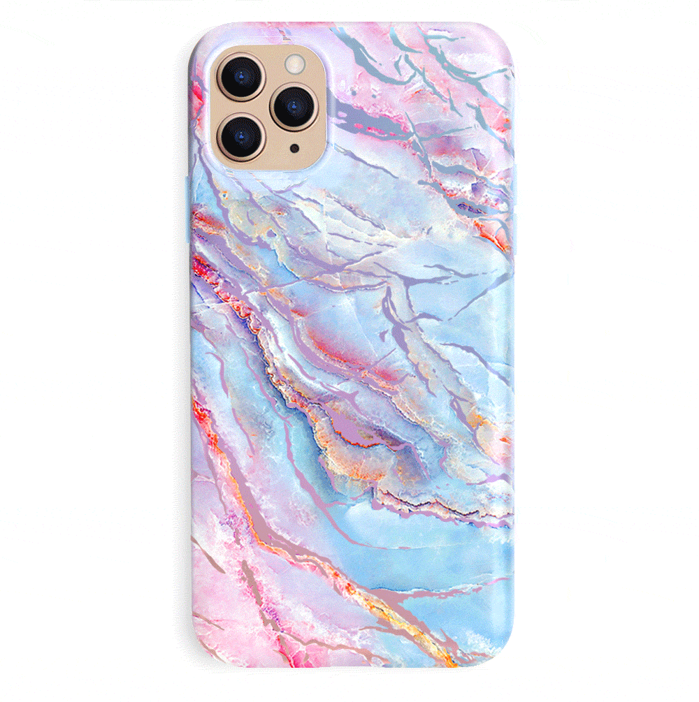Holo Moonstone Marble iPhone Case