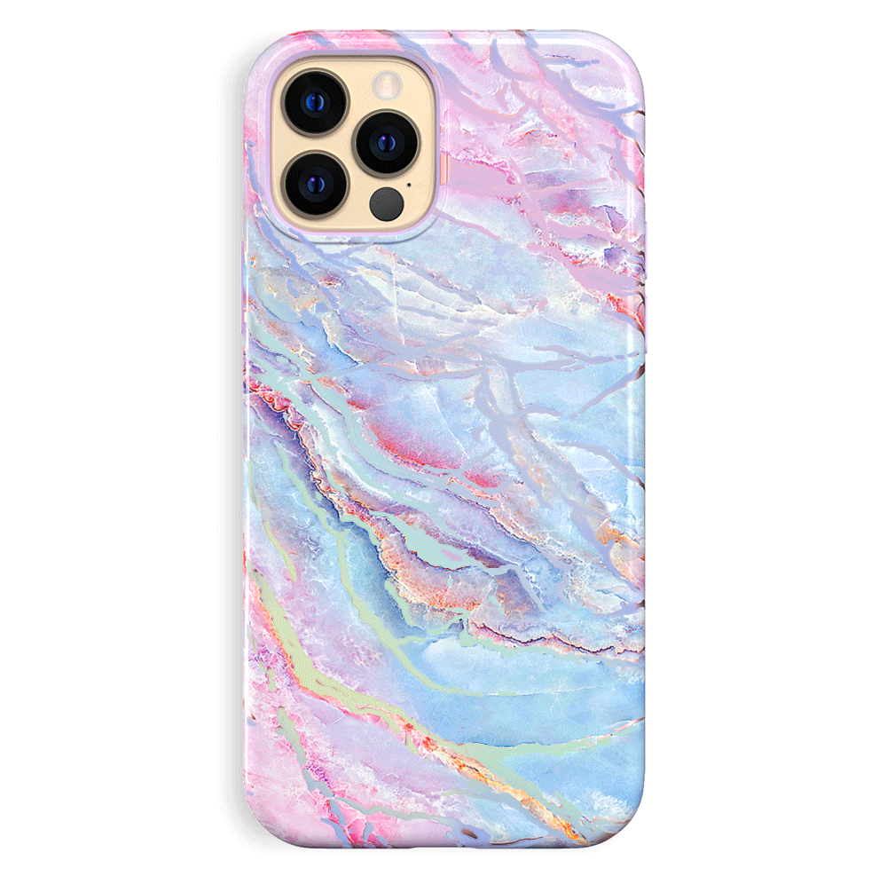 Holo Moonstone Marble iPhone Case