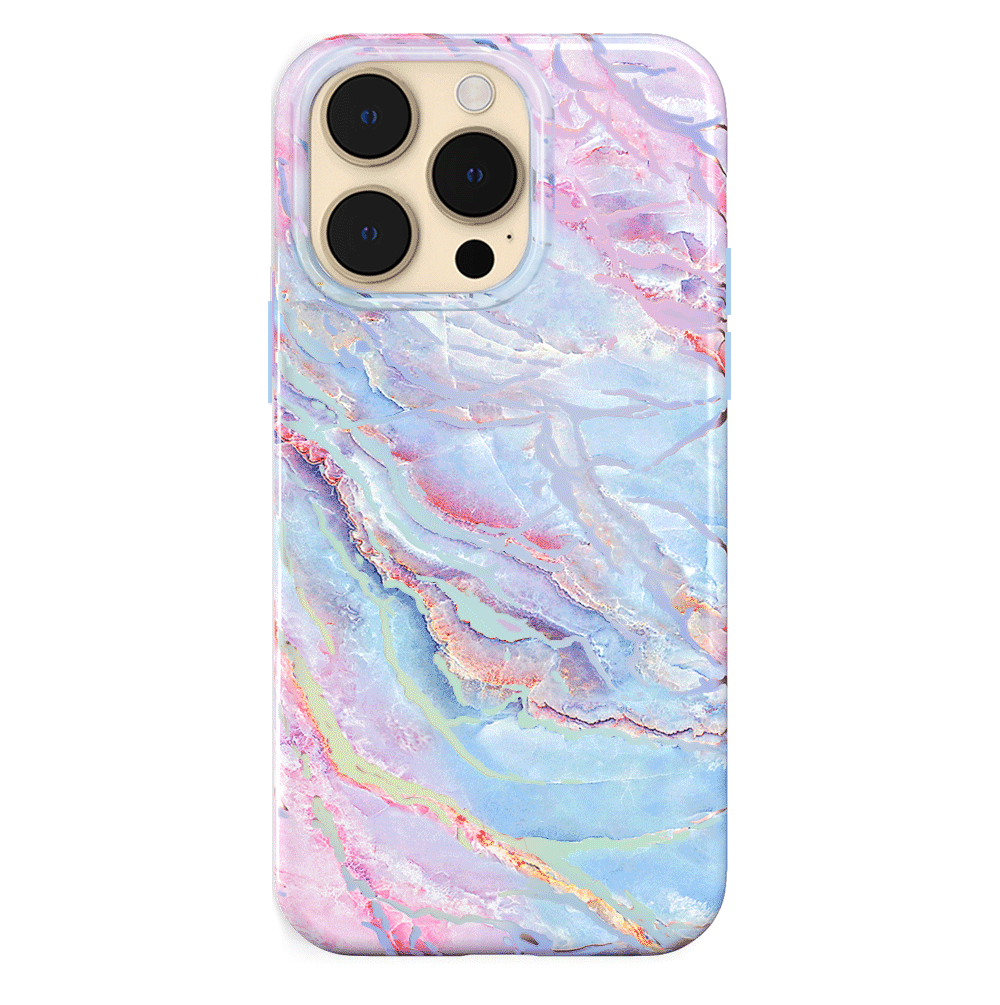 Holo Moonstone Marble iPhone Case