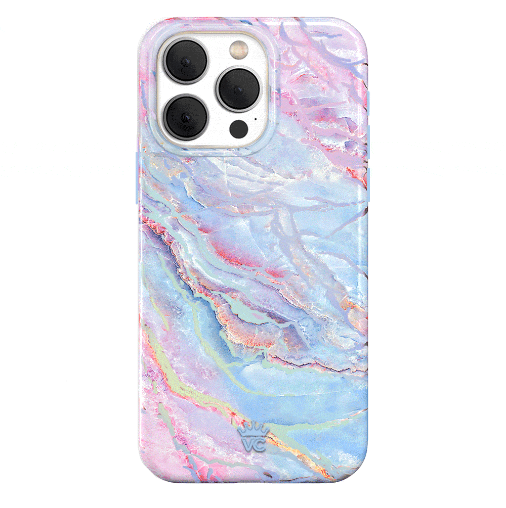 Holo Moonstone Marble iPhone Case