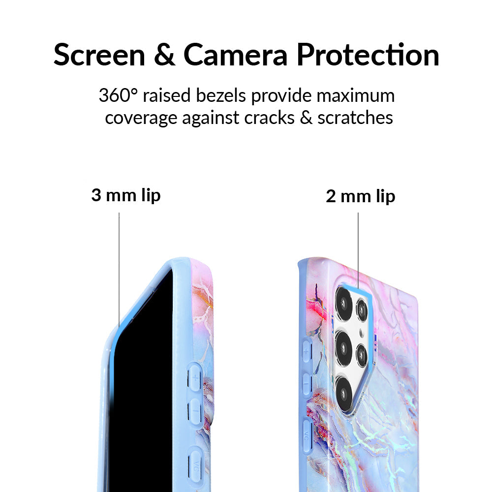Holo Moonstone Marble Samsung Galaxy Case