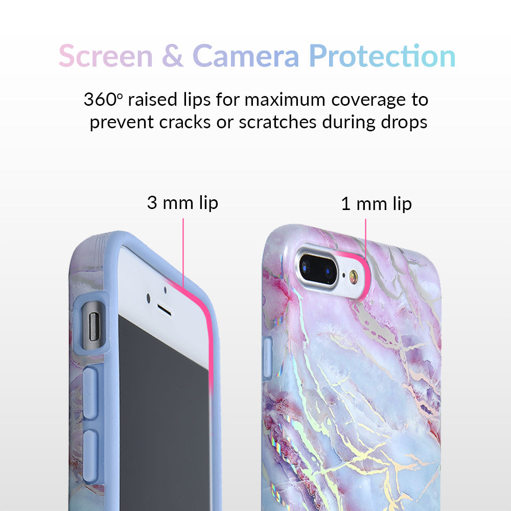 Holo Moonstone Marble iPhone Case