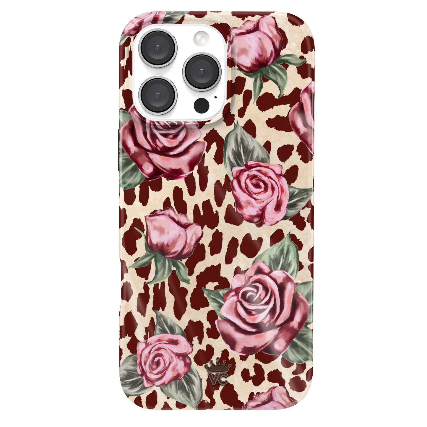 Rosy Leopard iPhone Case