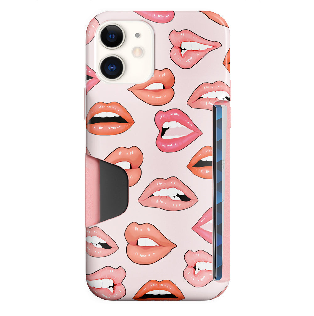 Nude Lips iPhone Wallet Case