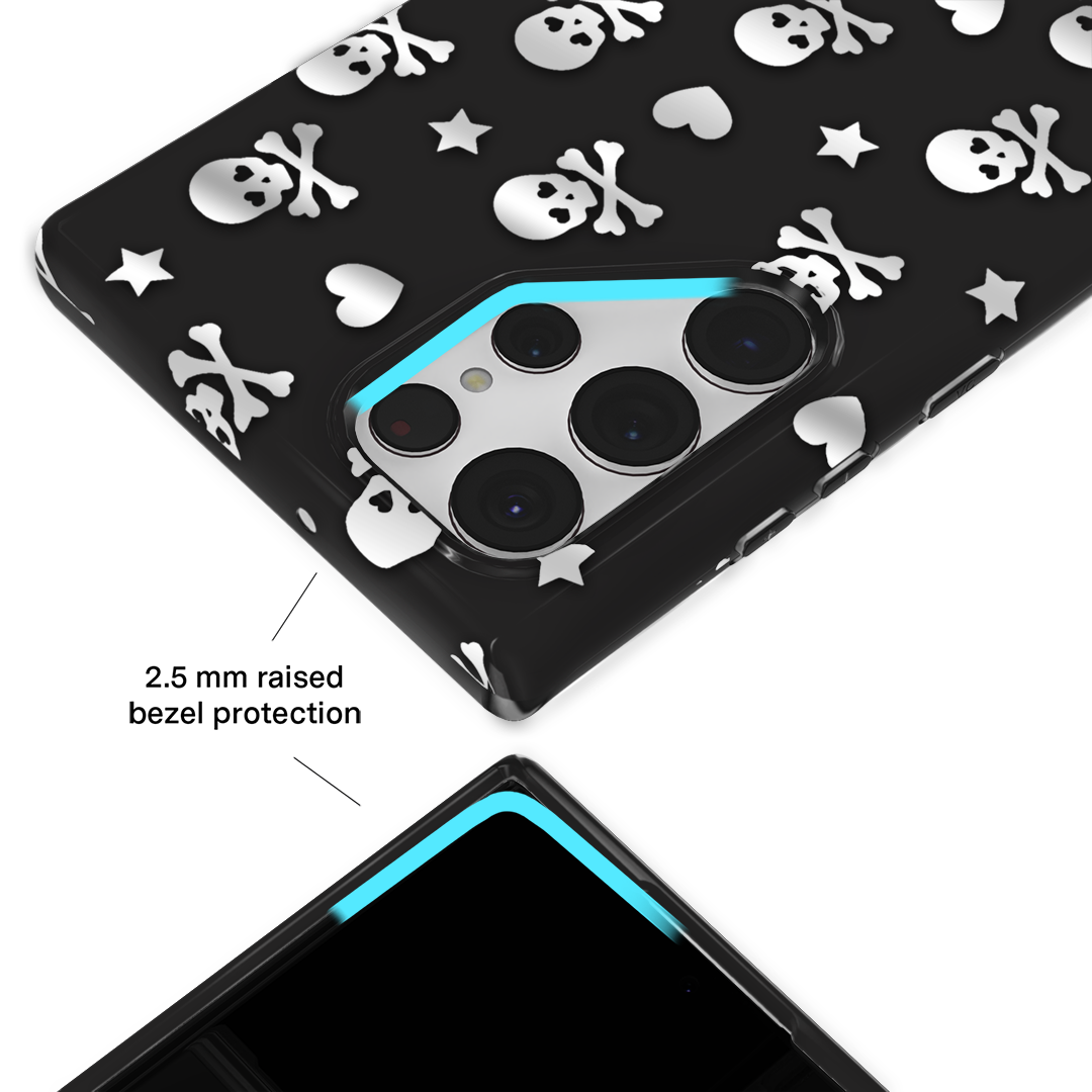 Chrome Skulls Samsung Case