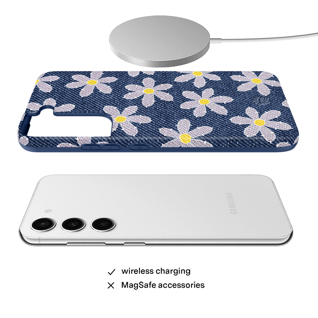 Denim Daisy Samsung Case