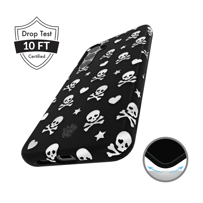 Chrome Skulls Samsung Case