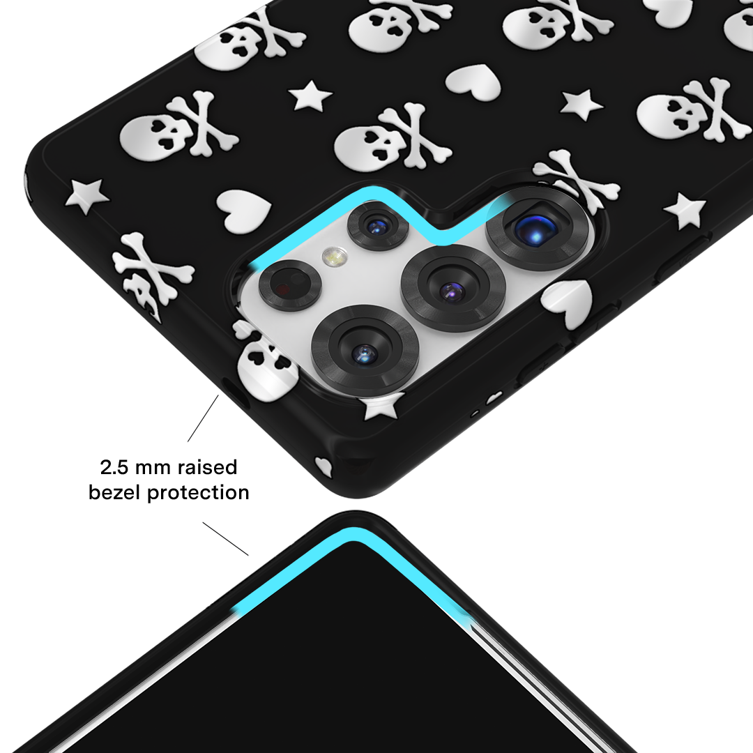Chrome Skulls Samsung Case
