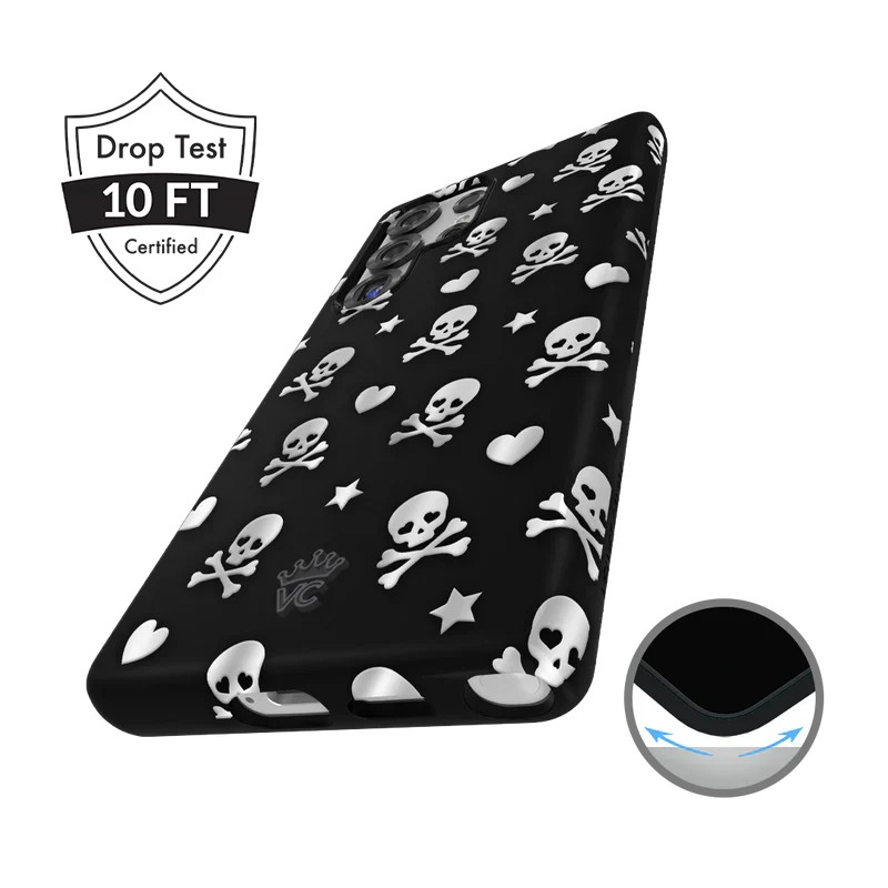 Chrome Skulls Samsung Case