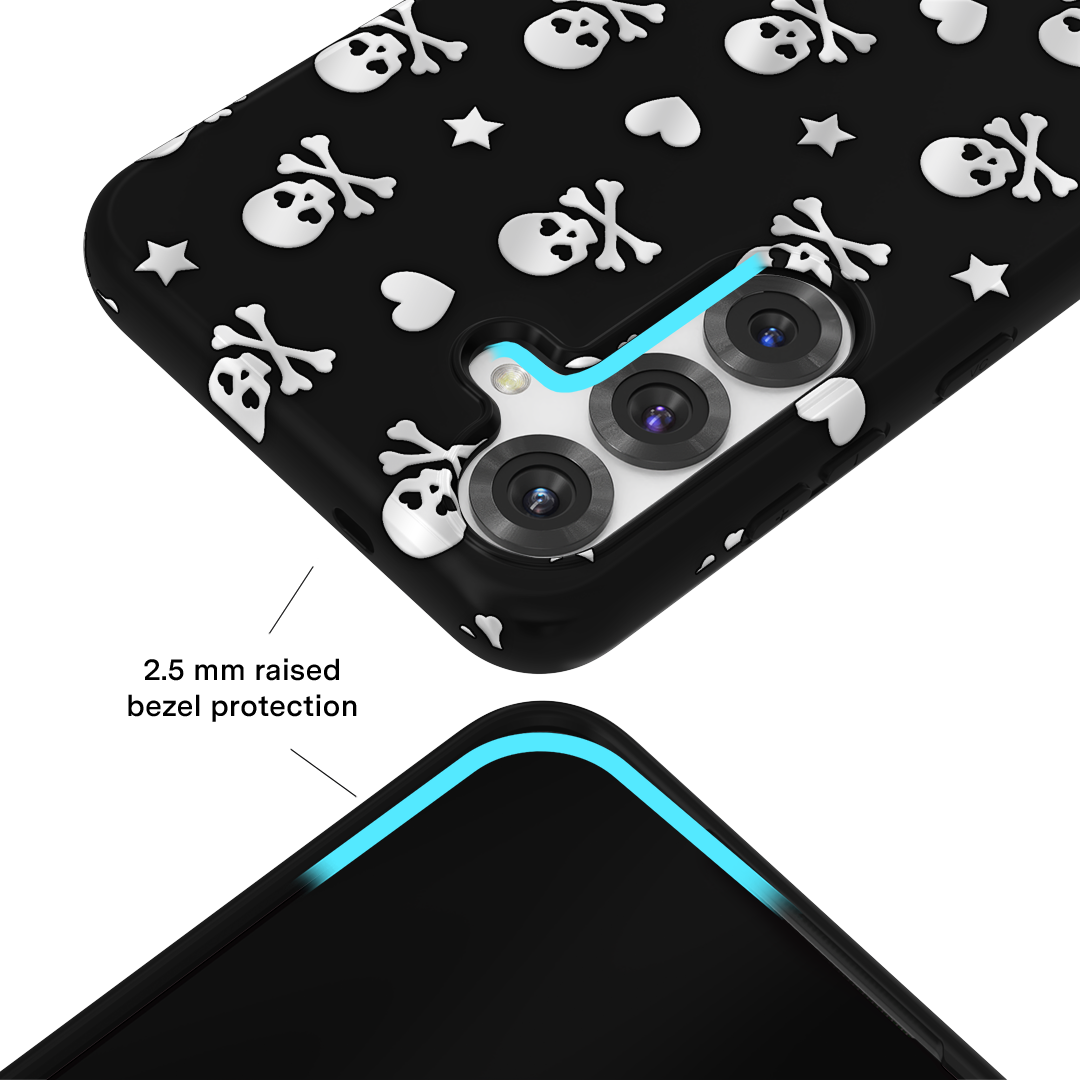 Chrome Skulls Samsung Case