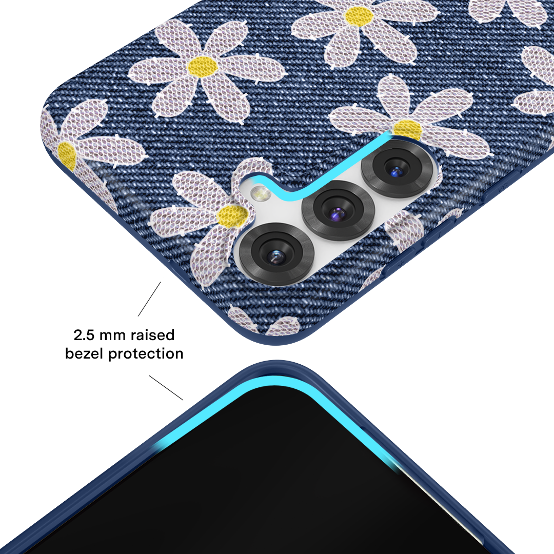 Denim Daisy Samsung Case