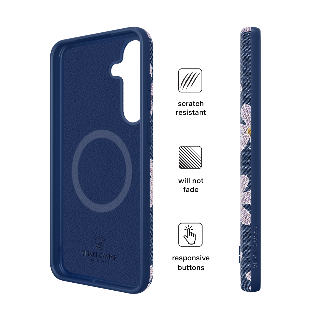 Denim Daisy Samsung Case