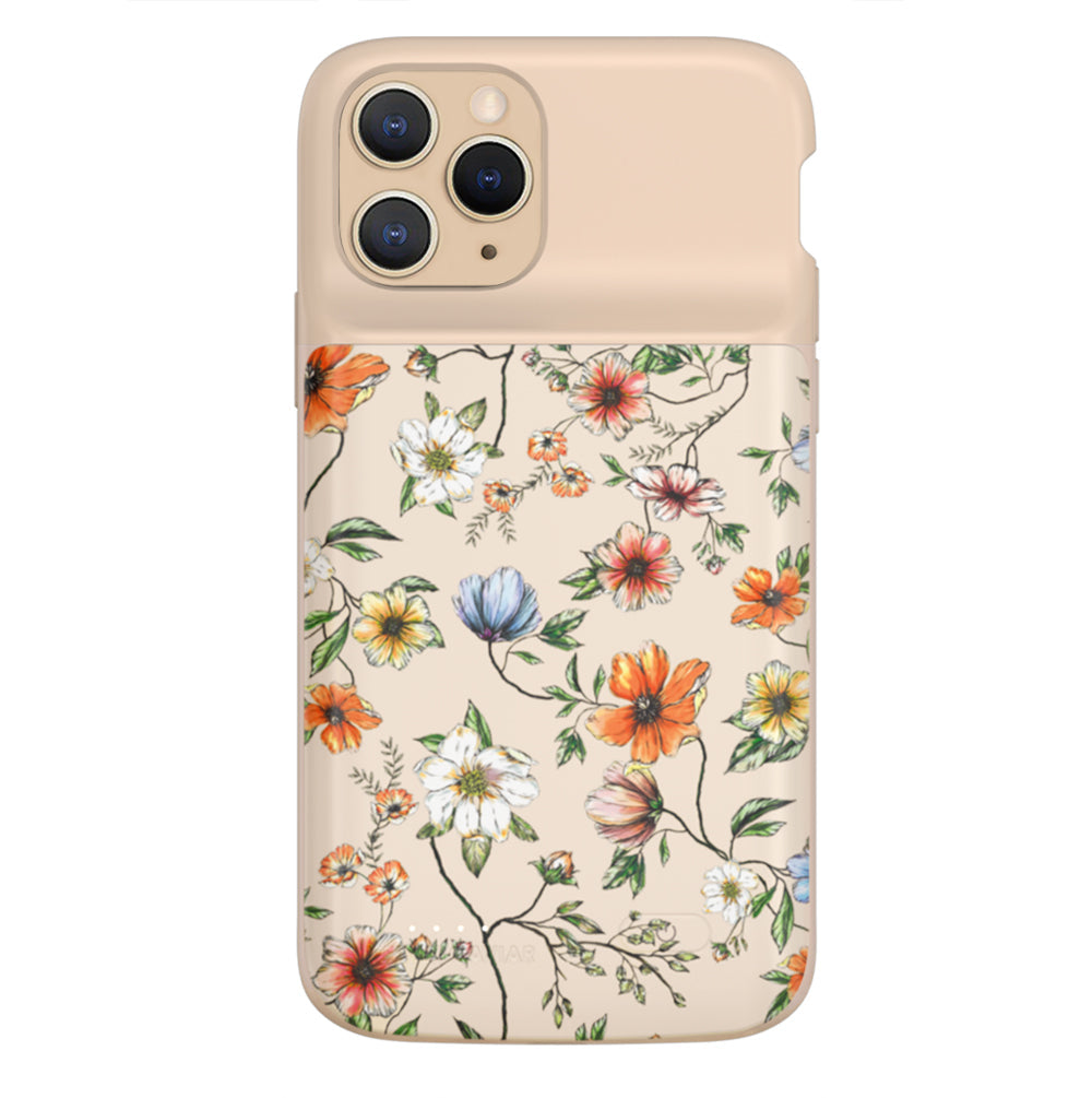 Vintage Floral iPhone Charging Case