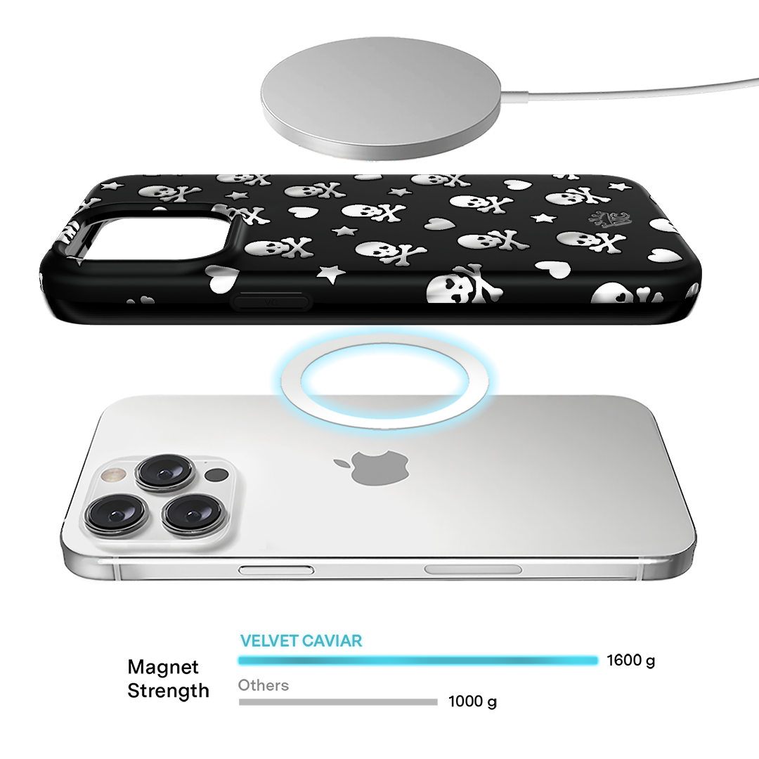Chrome Skulls iPhone Case