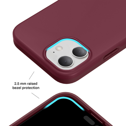 Burgundy 1990 iPhone Case