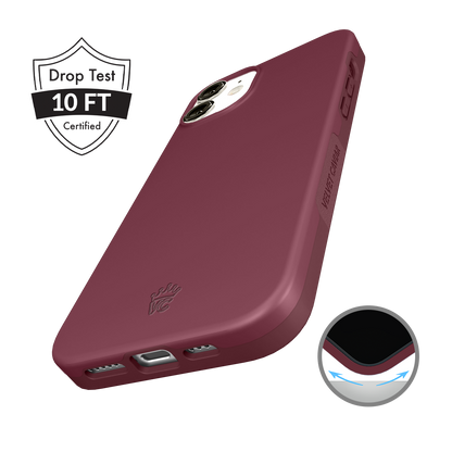 Burgundy 1990 iPhone Case