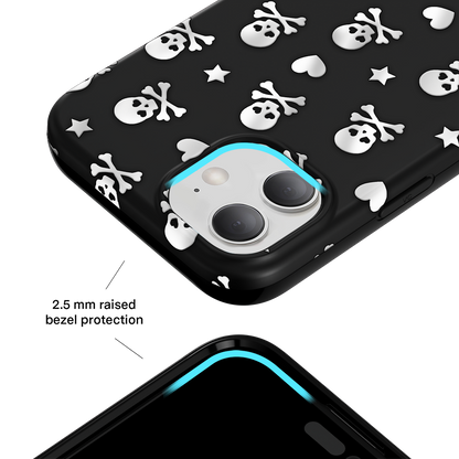 Chrome Skulls iPhone Case