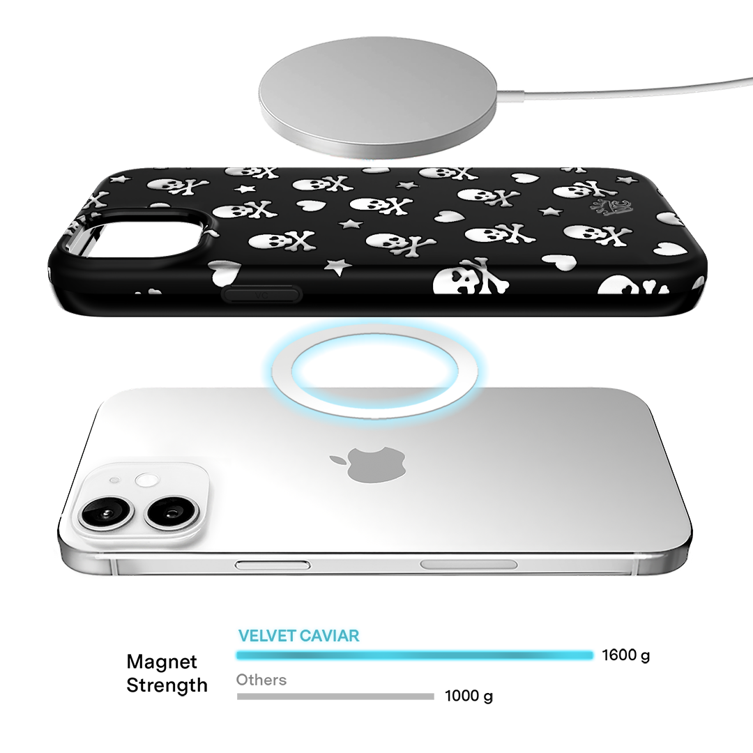 Chrome Skulls iPhone Case