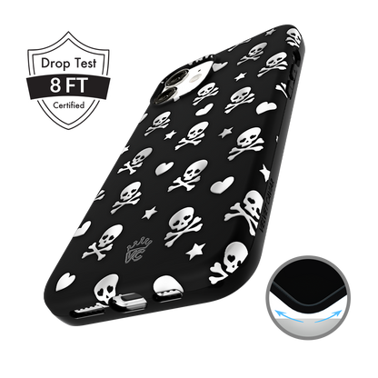 Chrome Skulls iPhone Case