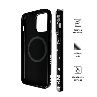 Chrome Skulls iPhone Case