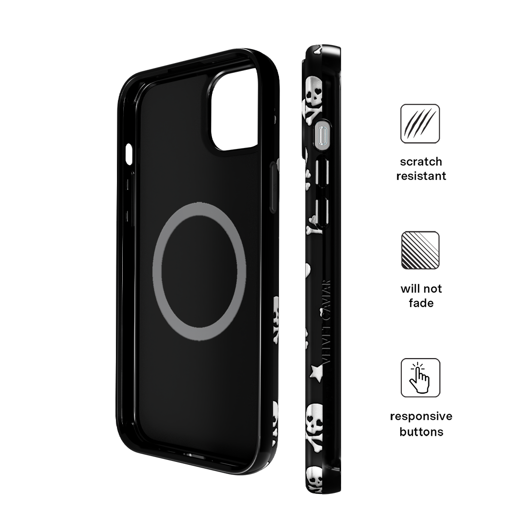 Chrome Skulls iPhone Case