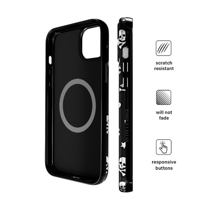 Chrome Skulls iPhone Case