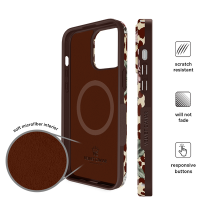 Rosy Leopard iPhone Case