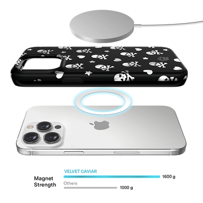 Chrome Skulls iPhone Case