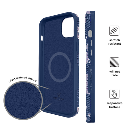 Denim Daisy iPhone Case