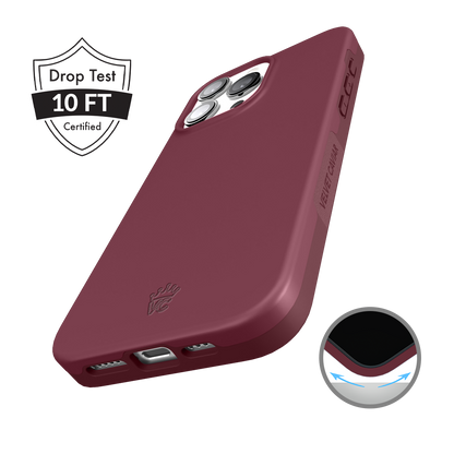 Burgundy 1990 iPhone Case