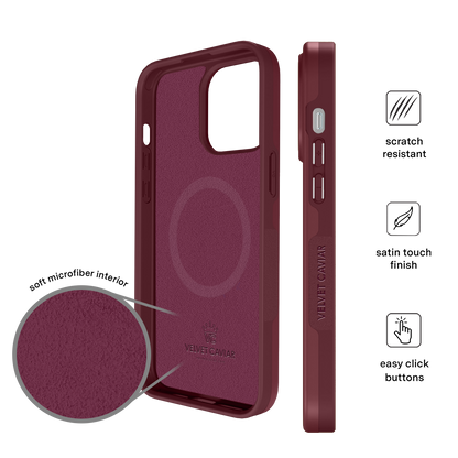 Burgundy 1990 iPhone Case