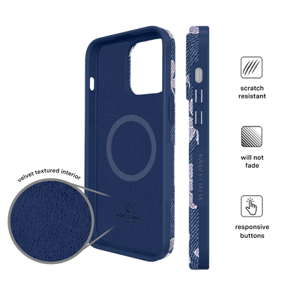 Denim Daisy iPhone Case