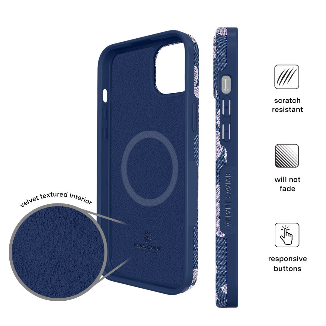 Denim Daisy iPhone Case