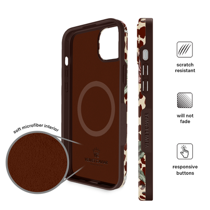 Rosy Leopard iPhone Case