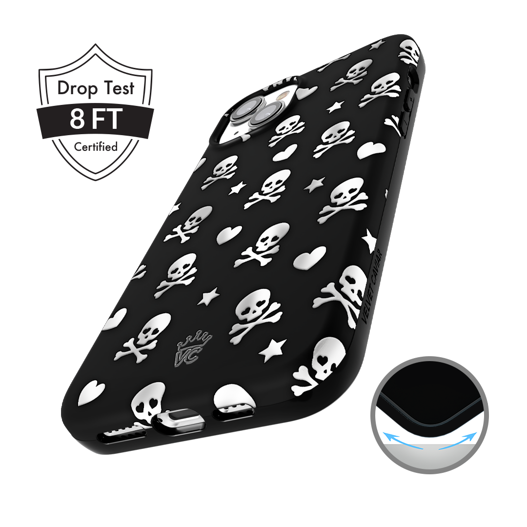 Chrome Skulls iPhone Case