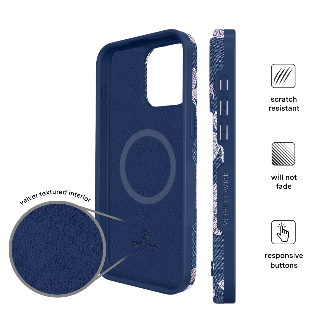 Denim Daisy iPhone Case