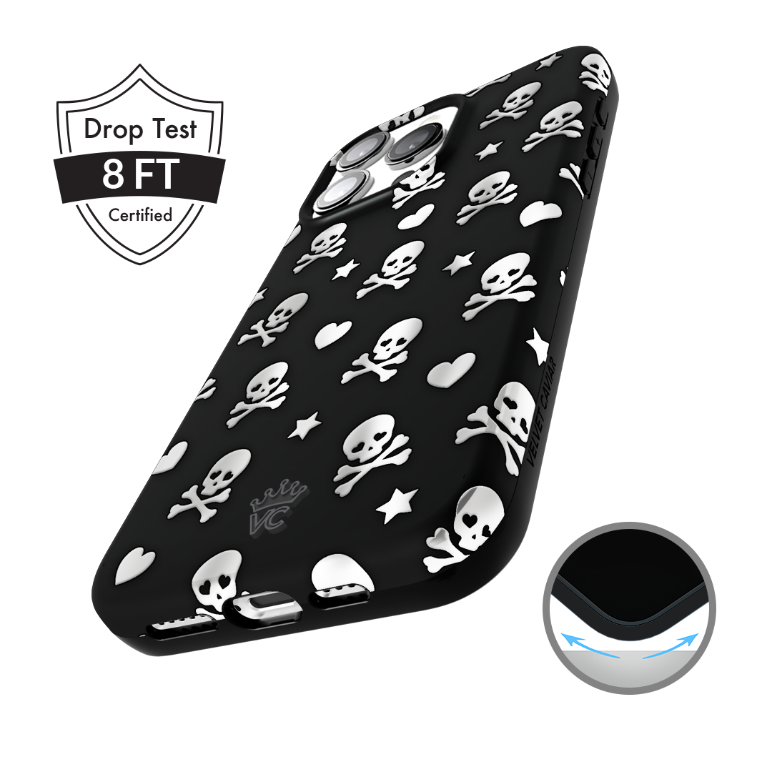 Chrome Skulls iPhone Case