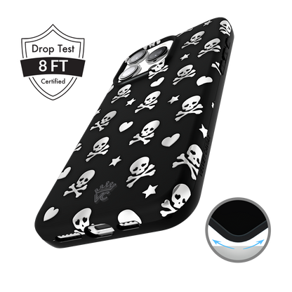 Chrome Skulls iPhone Case