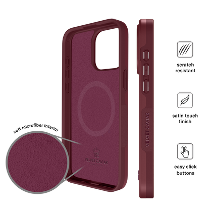 Burgundy 1990 iPhone Case