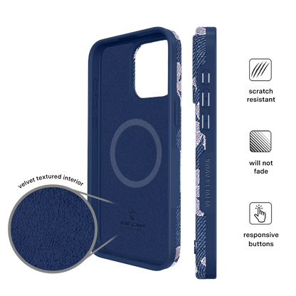Denim Daisy iPhone Case