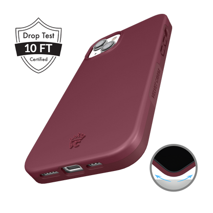 Burgundy 1990 iPhone Case
