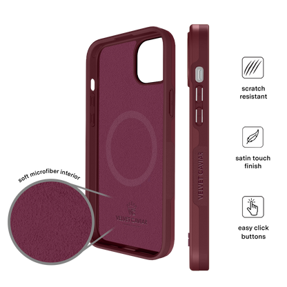 Burgundy 1990 iPhone Case