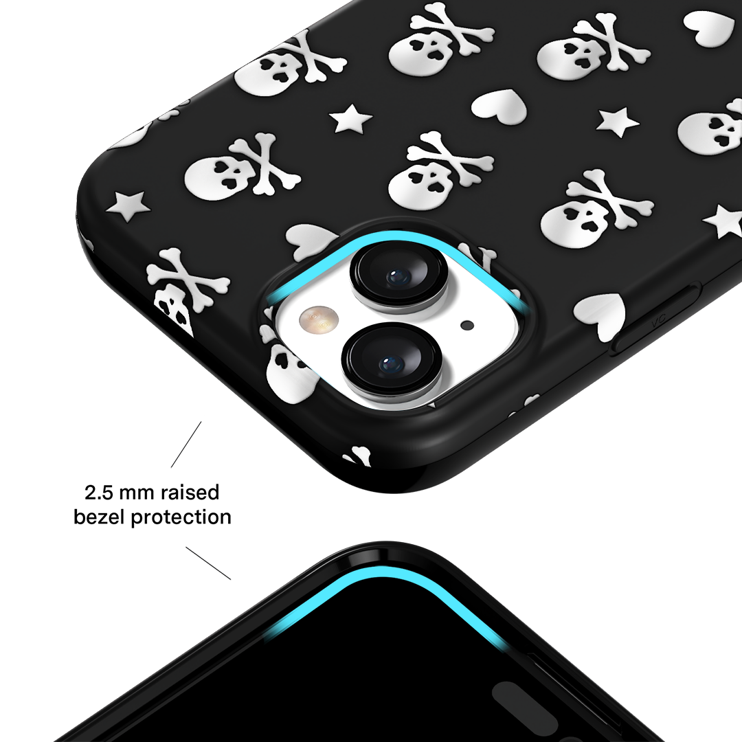 Chrome Skulls iPhone Case