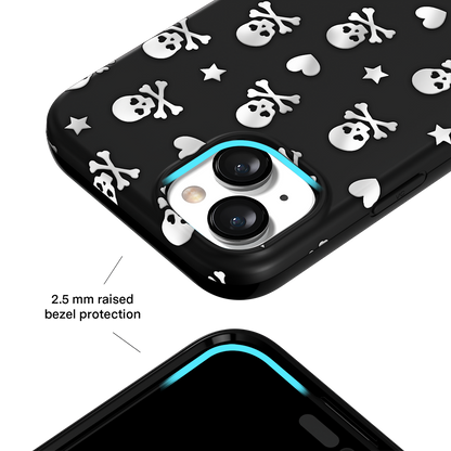 Chrome Skulls iPhone Case