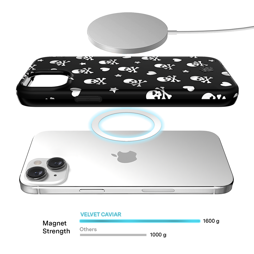 Chrome Skulls iPhone Case