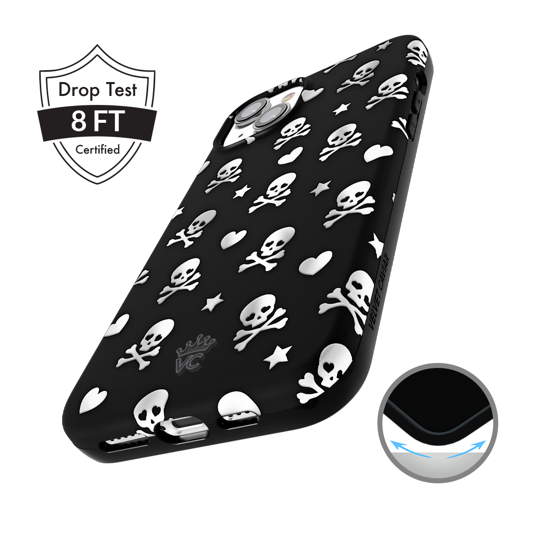 Chrome Skulls iPhone Case